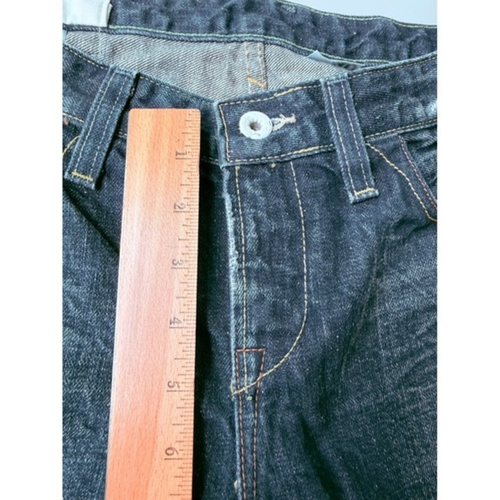Loomstate Mens 100% Organic Cotton Straight Leg Indigo Blue Jeans Size 30 - Picture 7 of 9
